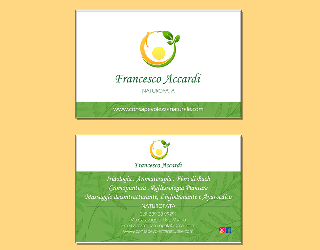 grafica bigliettini da visita